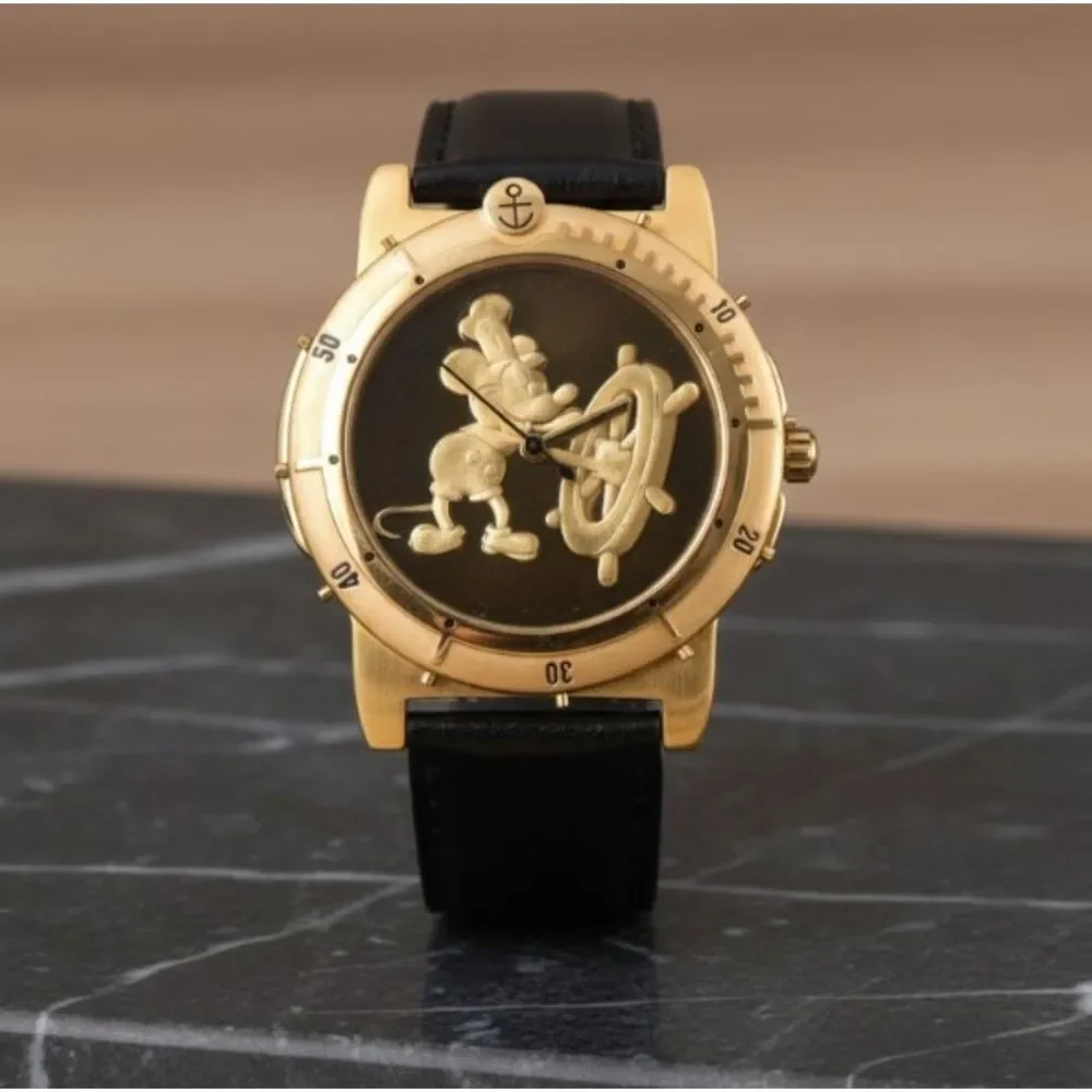 Disney Mickey Mouse Steamboat Willie 1993 Convention Limited 2500 Nautical Watch
